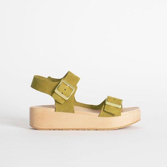 Bryr Shoes - Bryr Stella Platform in Fennel Nubuck (size 4)
